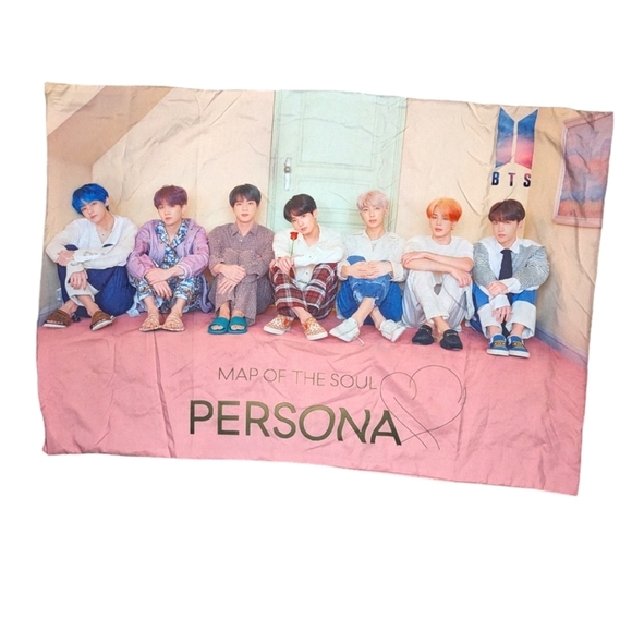 BTS KPop Persona Map of the soul zip up pillowcase - Picture 1 of 2